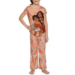 NWT Moana Girls 2-Piece Pajama Set